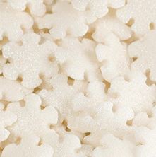 Picture of SUGAR SNOWFLAKES EDIBLE SPRINKLES X 50G